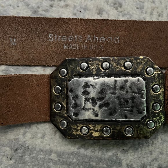 Streets Ahead: Rustic Leather Belt - Picture 2 of 10